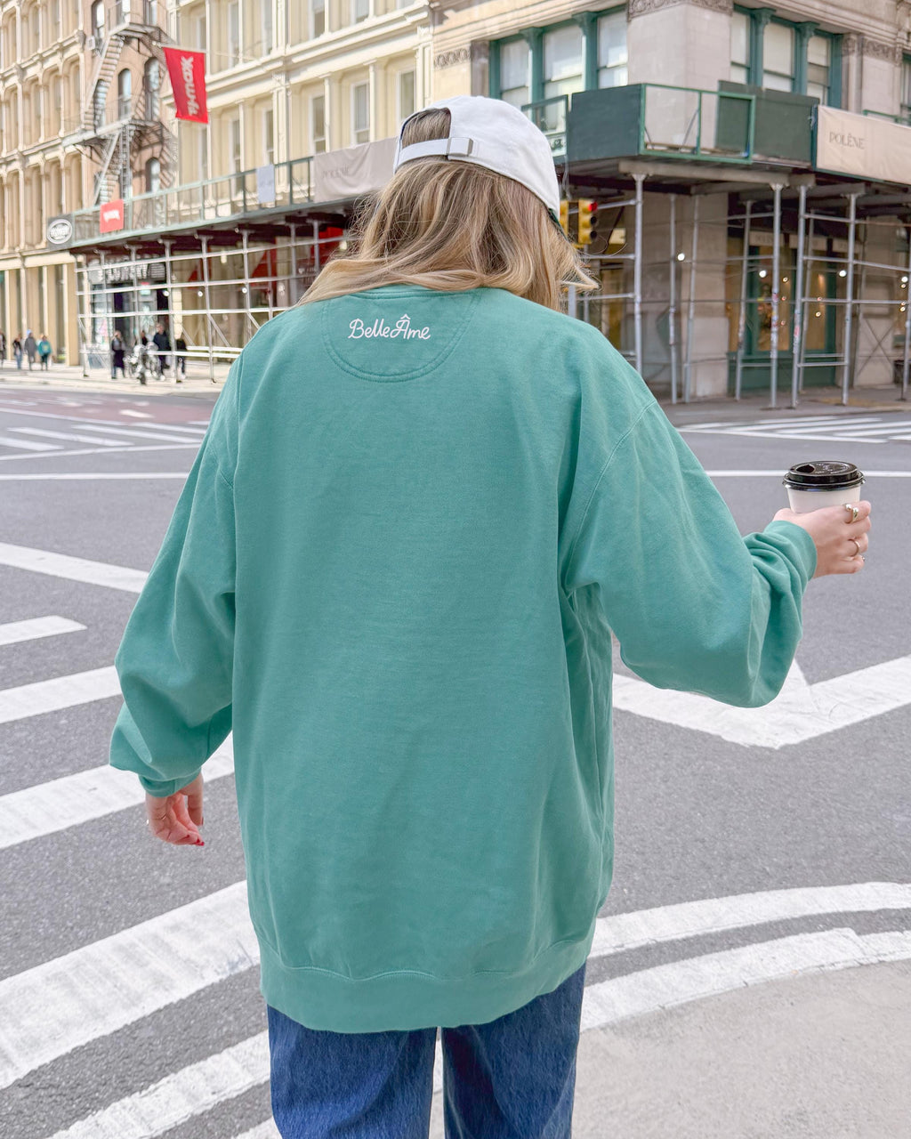 Seafoam Green Comfort Colors Sweatshirt