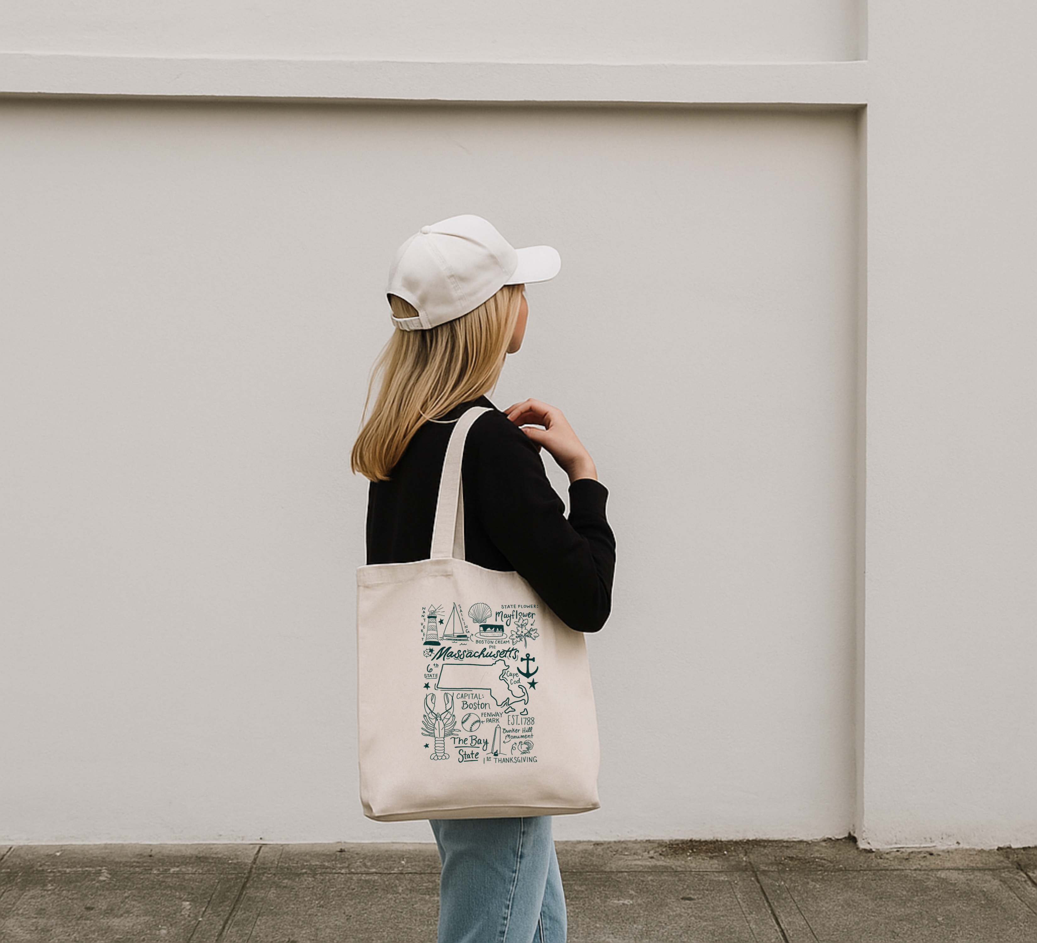 Massachusetts Tote Bag