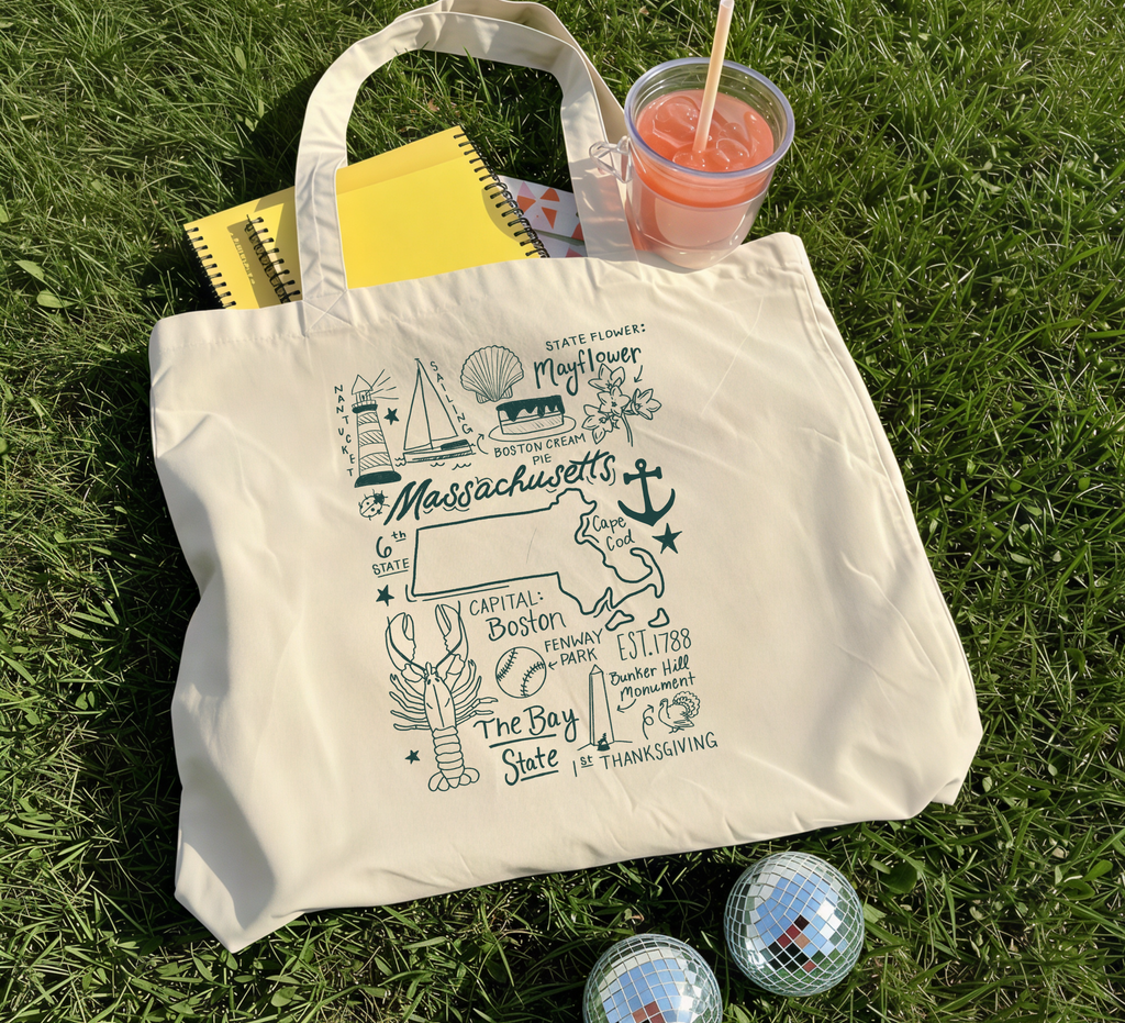 Massachusetts Tote Bag
