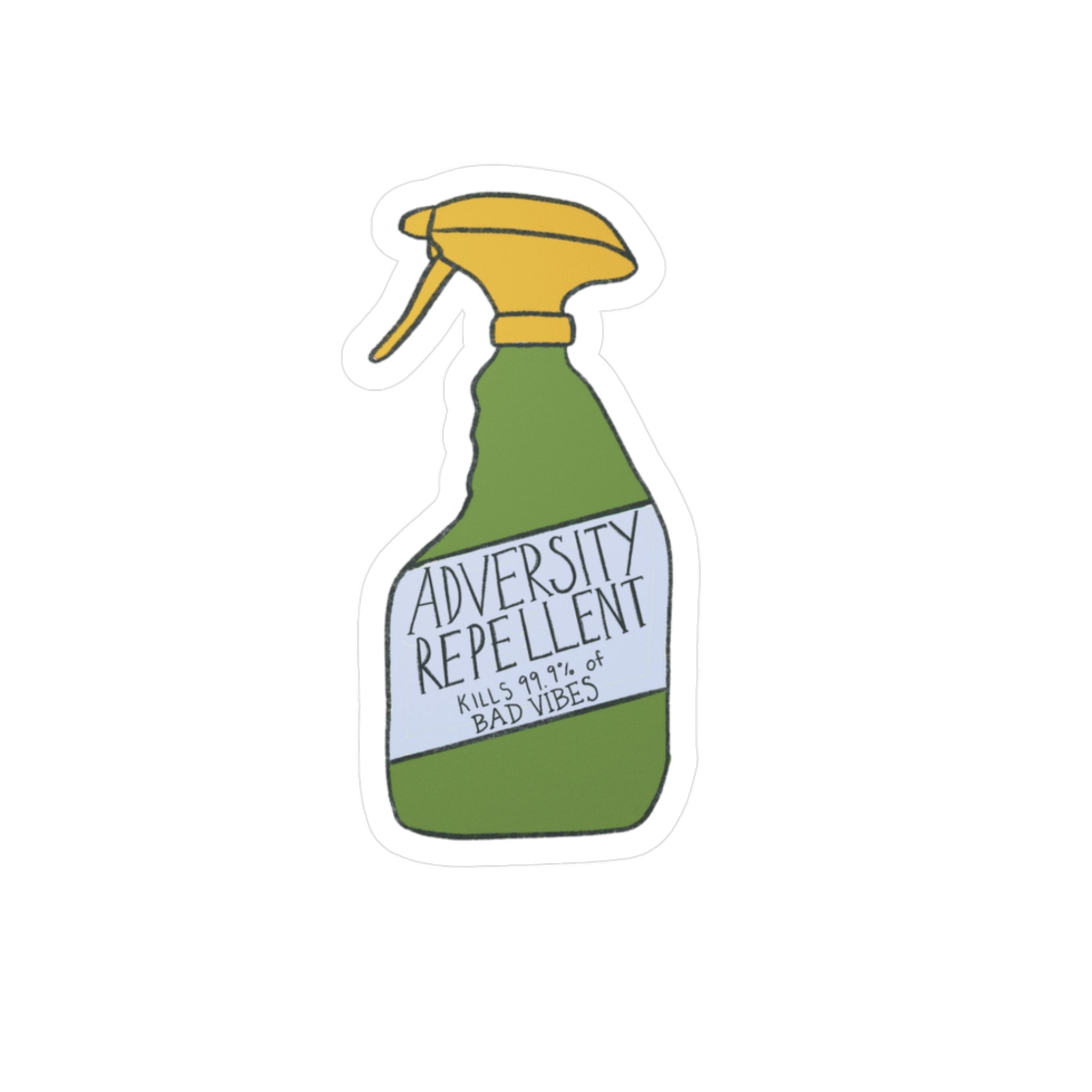 Adversity Repellent Sticker Kiss-Cut Vinyl Decal