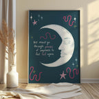 Celestial Moon Phases Art Print