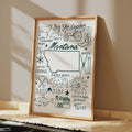 Montana State Art Print