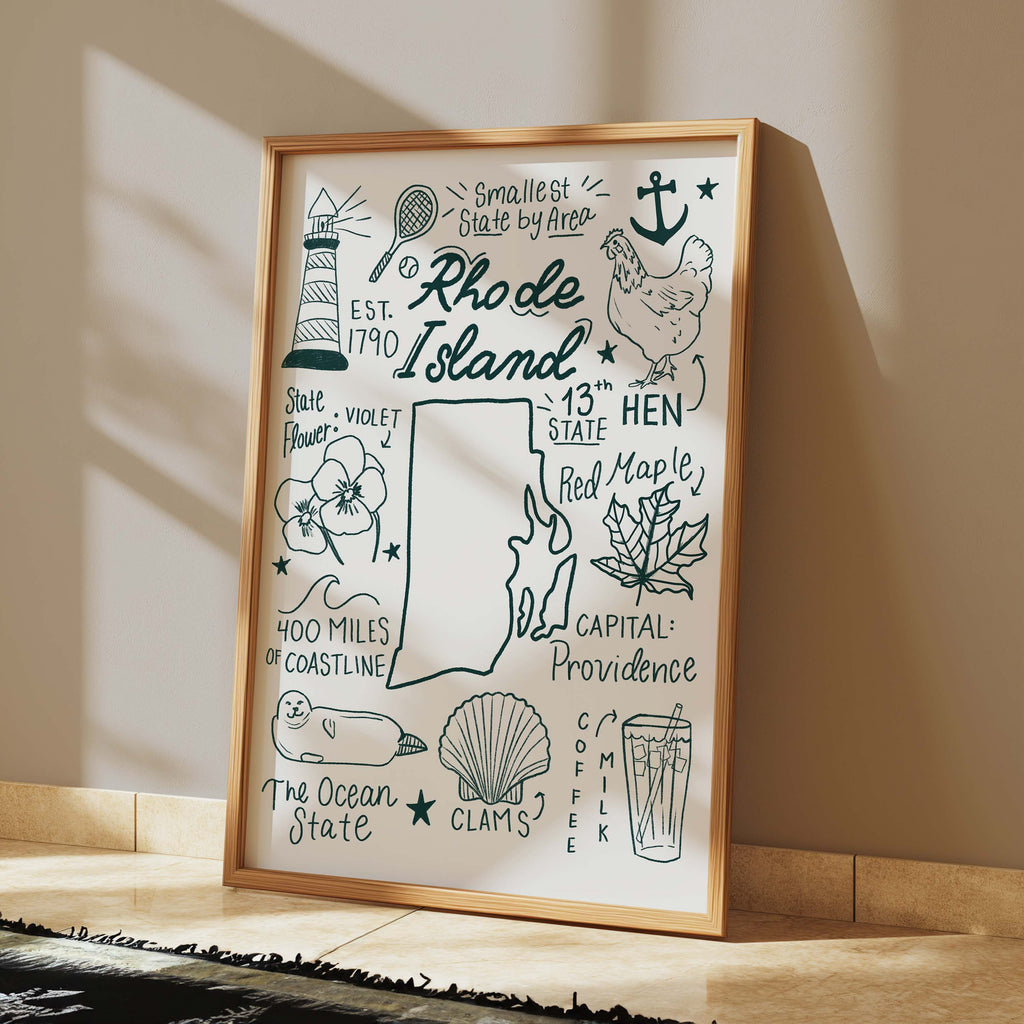 Rhode Island Art Print