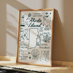 Rhode Island Art Print