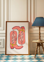 Cowgirl Boots Art Prints