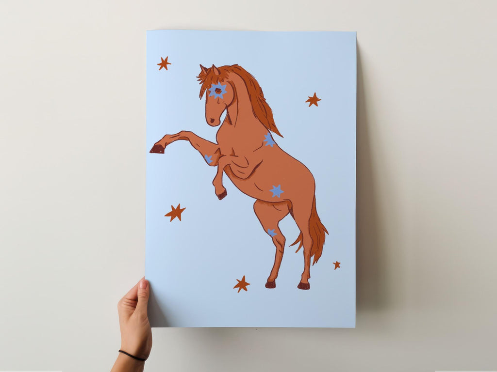Fire Horse Art Print