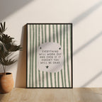 Everything Will Work Out Art Print