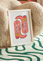 Cowgirl Boots Art Prints