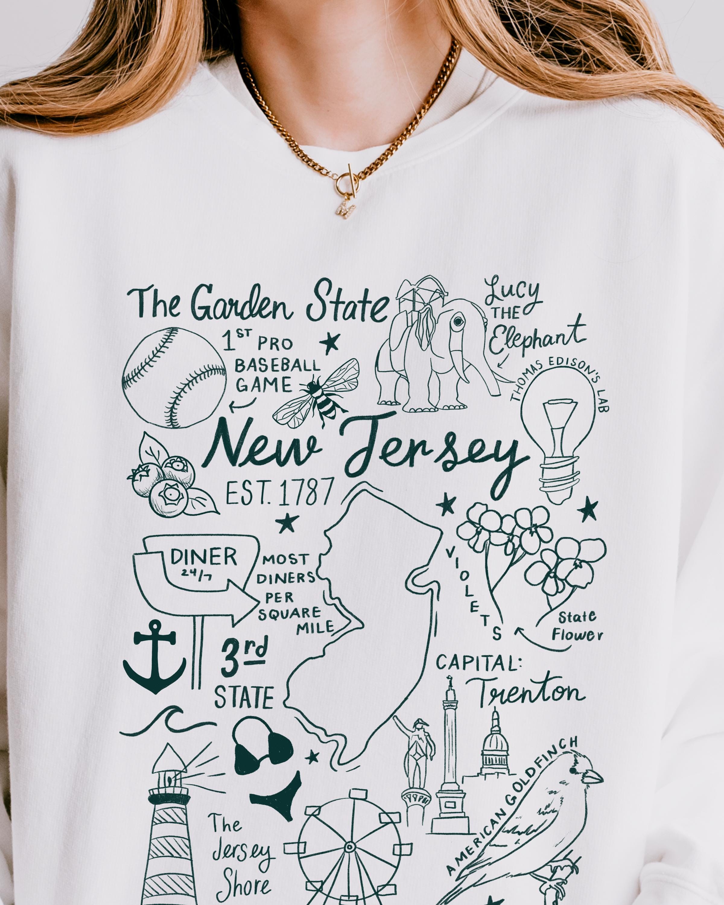 New Jersey Crewneck Sweatshirt