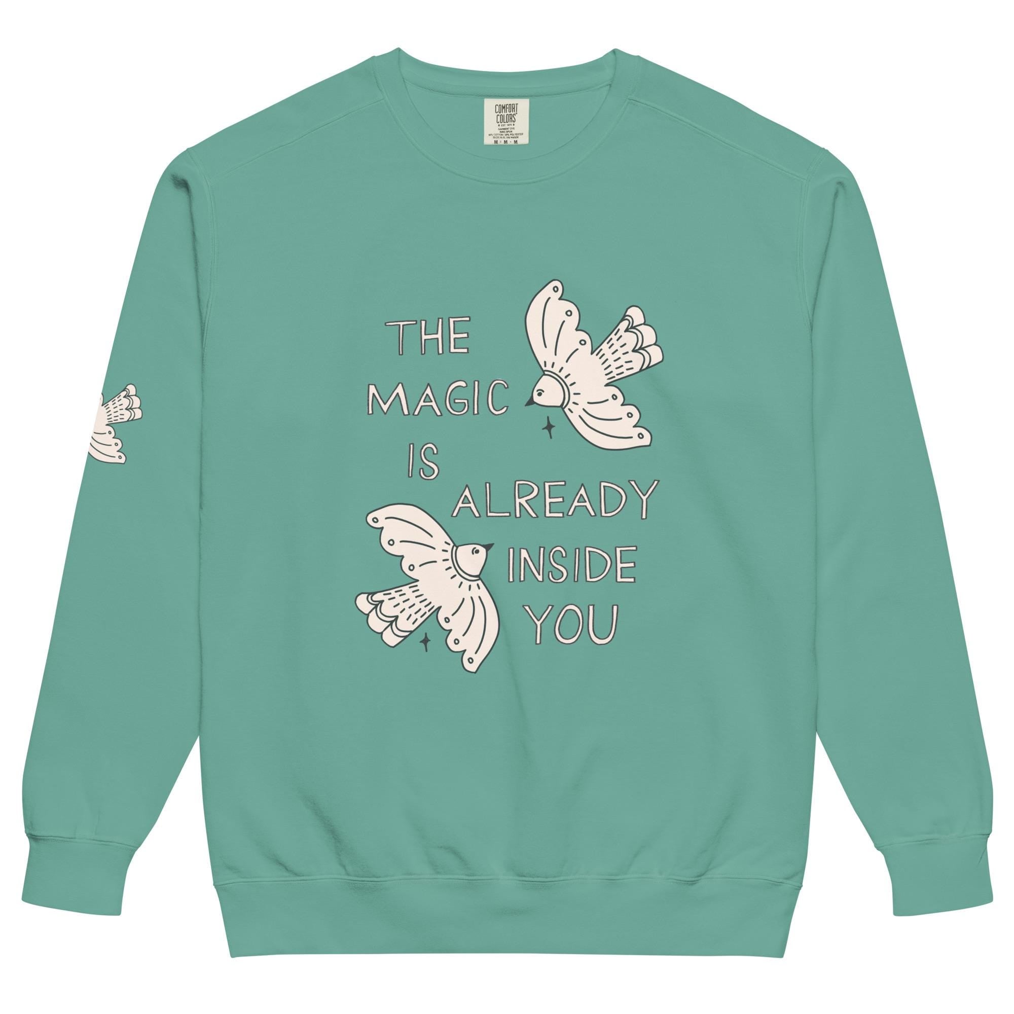 Seafoam Green Comfort Colors Sweatshirt