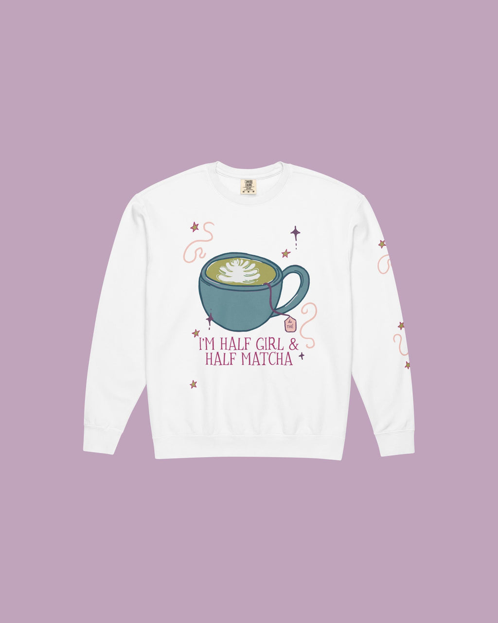 I Am Half Girl and Half Tea Crewneck
