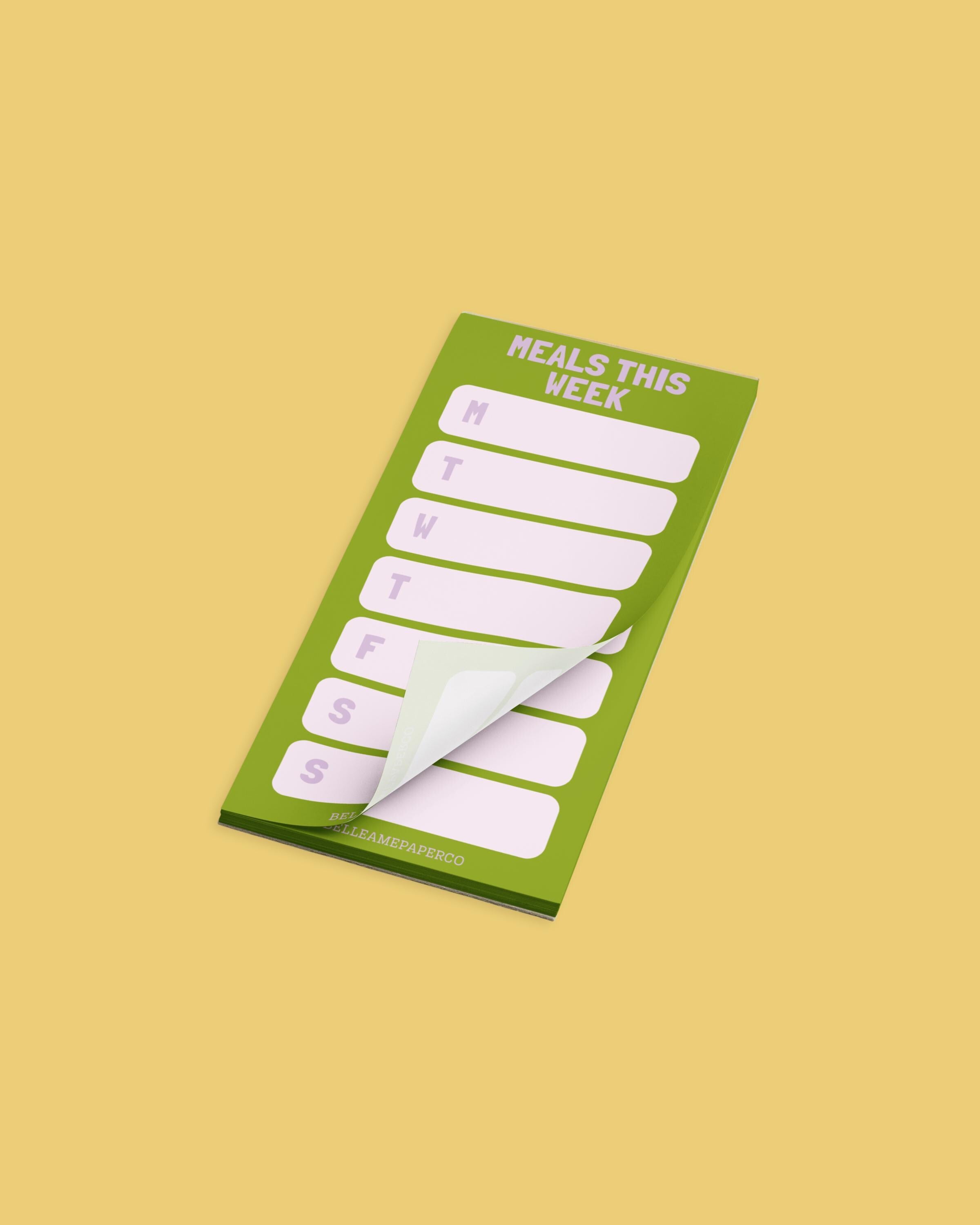 Meals This Week Magnetic Notepad