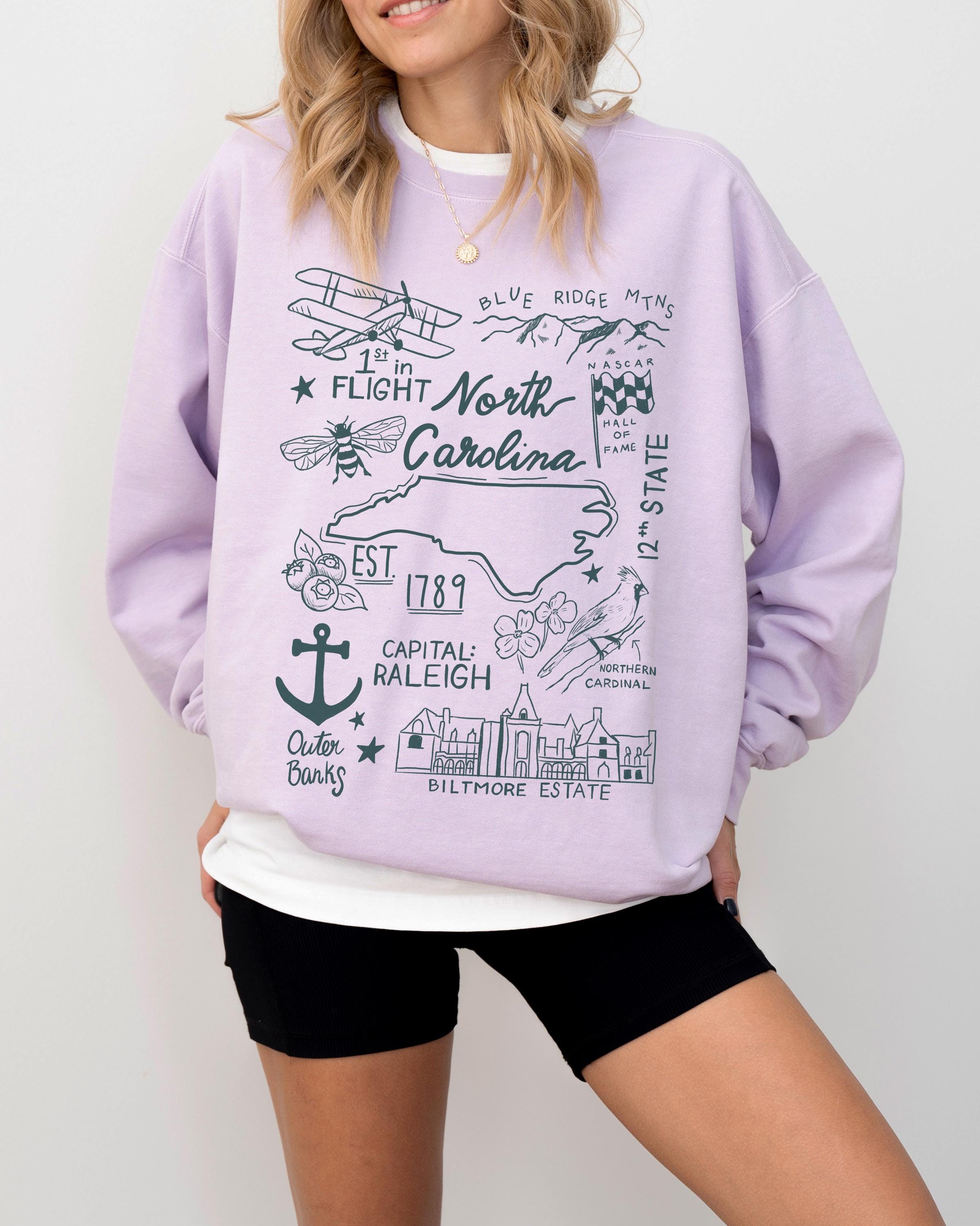North Carolina Orchid Crewneck Sweatshirt