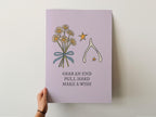 Wishbone Illustrated Art Print