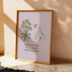 Wishbone Illustrated Art Print