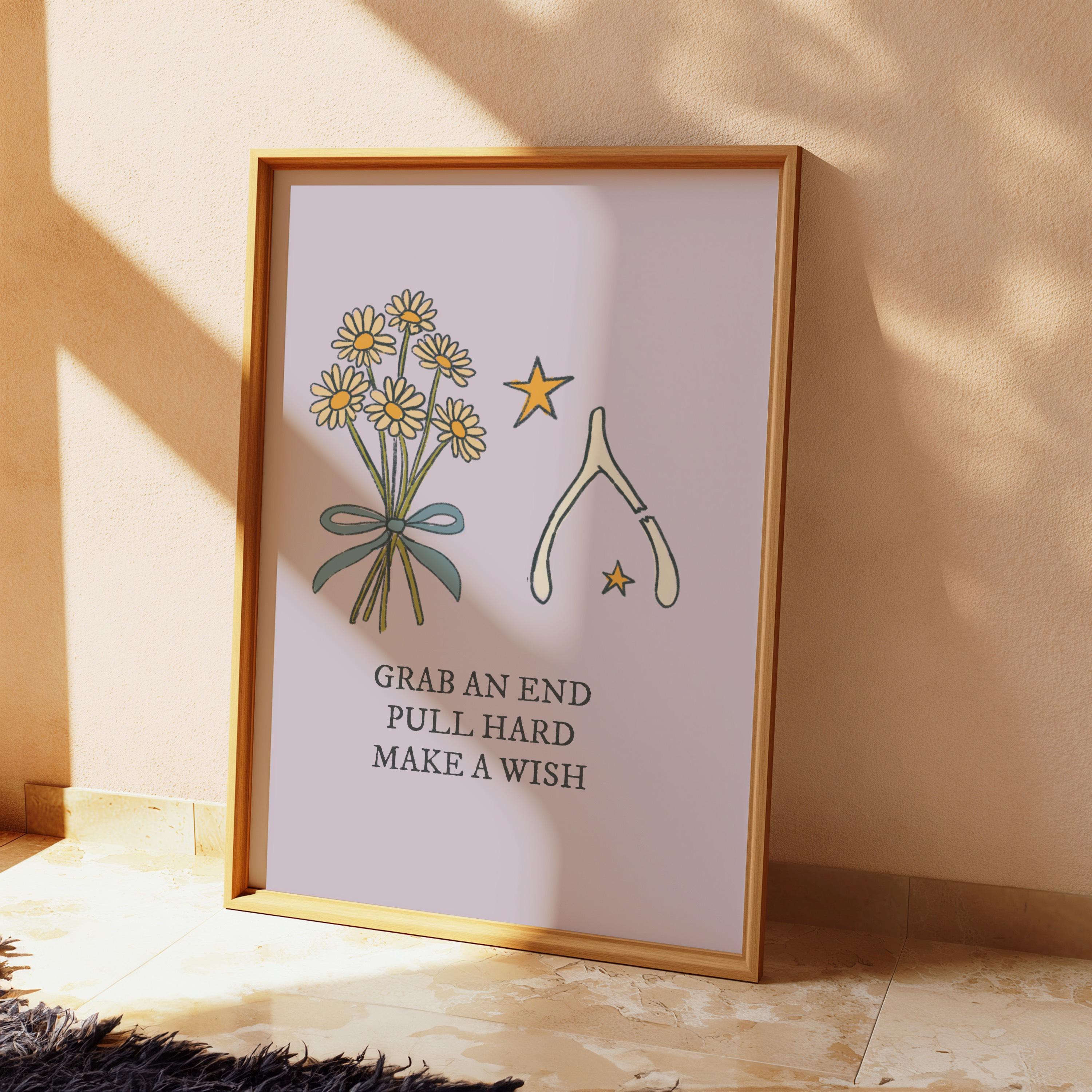 Wishbone Illustrated Art Print