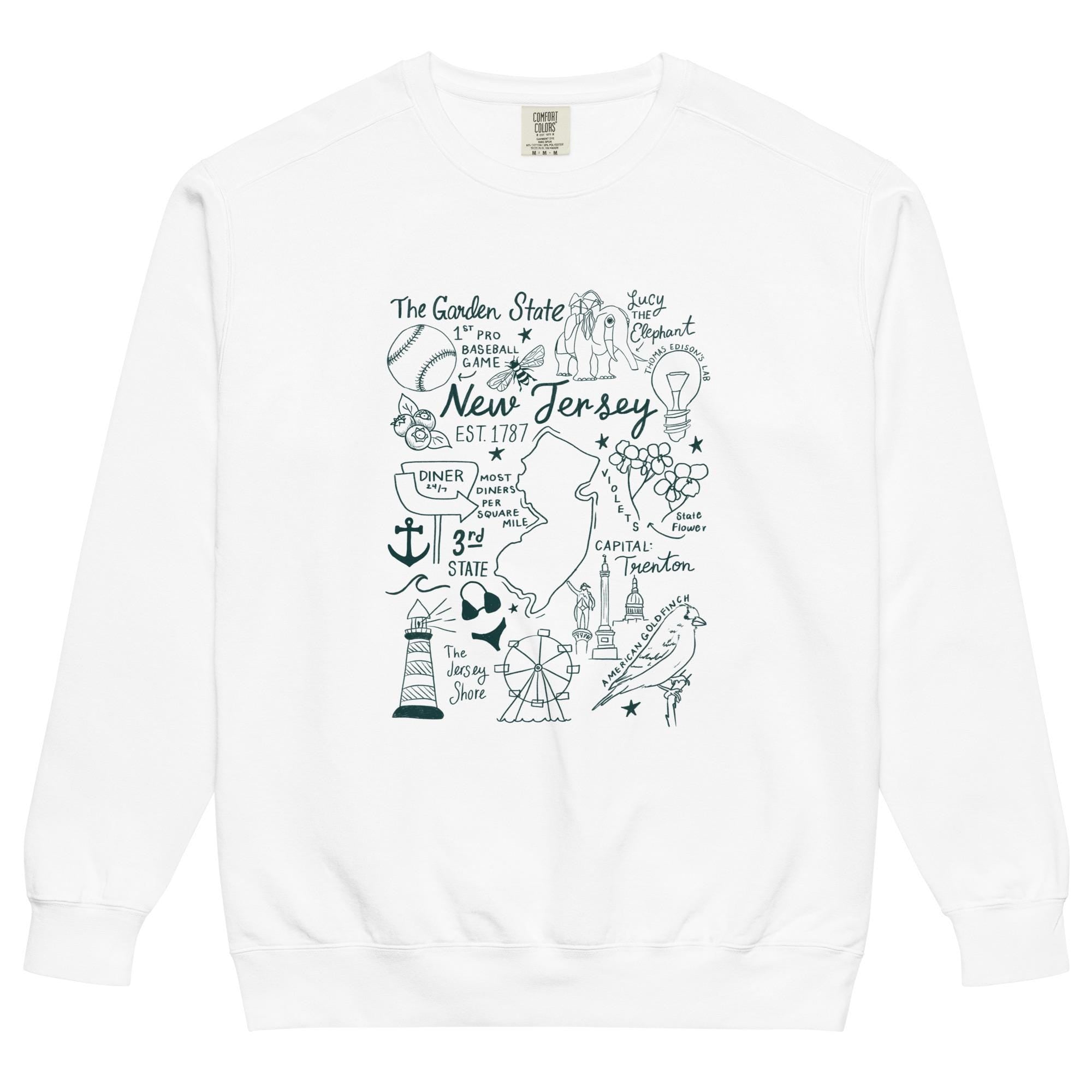 New Jersey Comfort Colors Sweatshirt