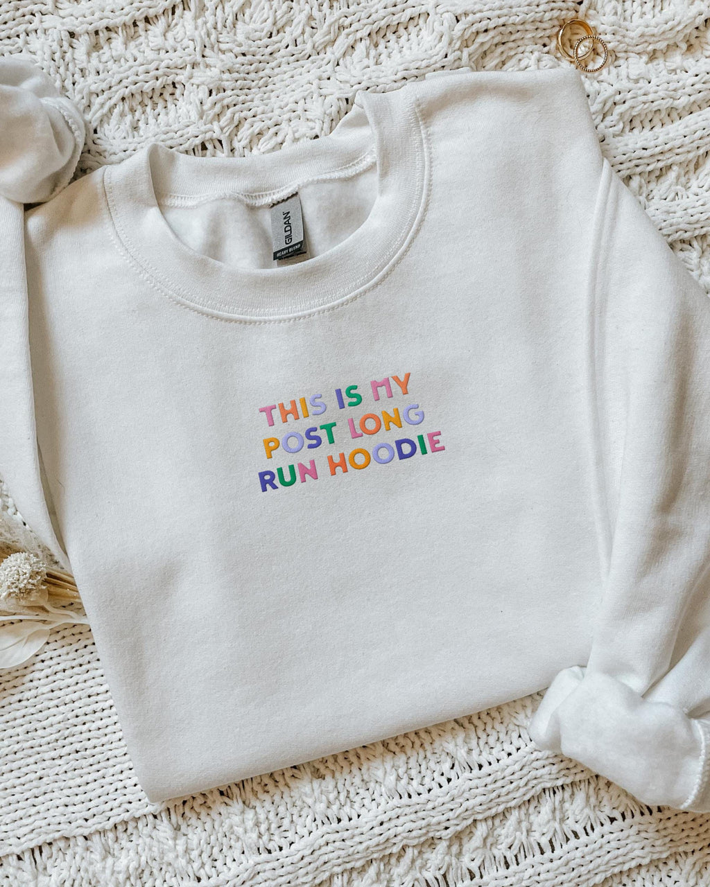 Embroidered Runner Sweatshirt