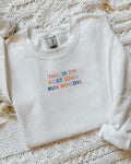 Embroidered Runner Sweatshirt