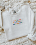 Embroidered Runner Sweatshirt