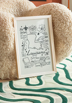 Louisiana State Art Print