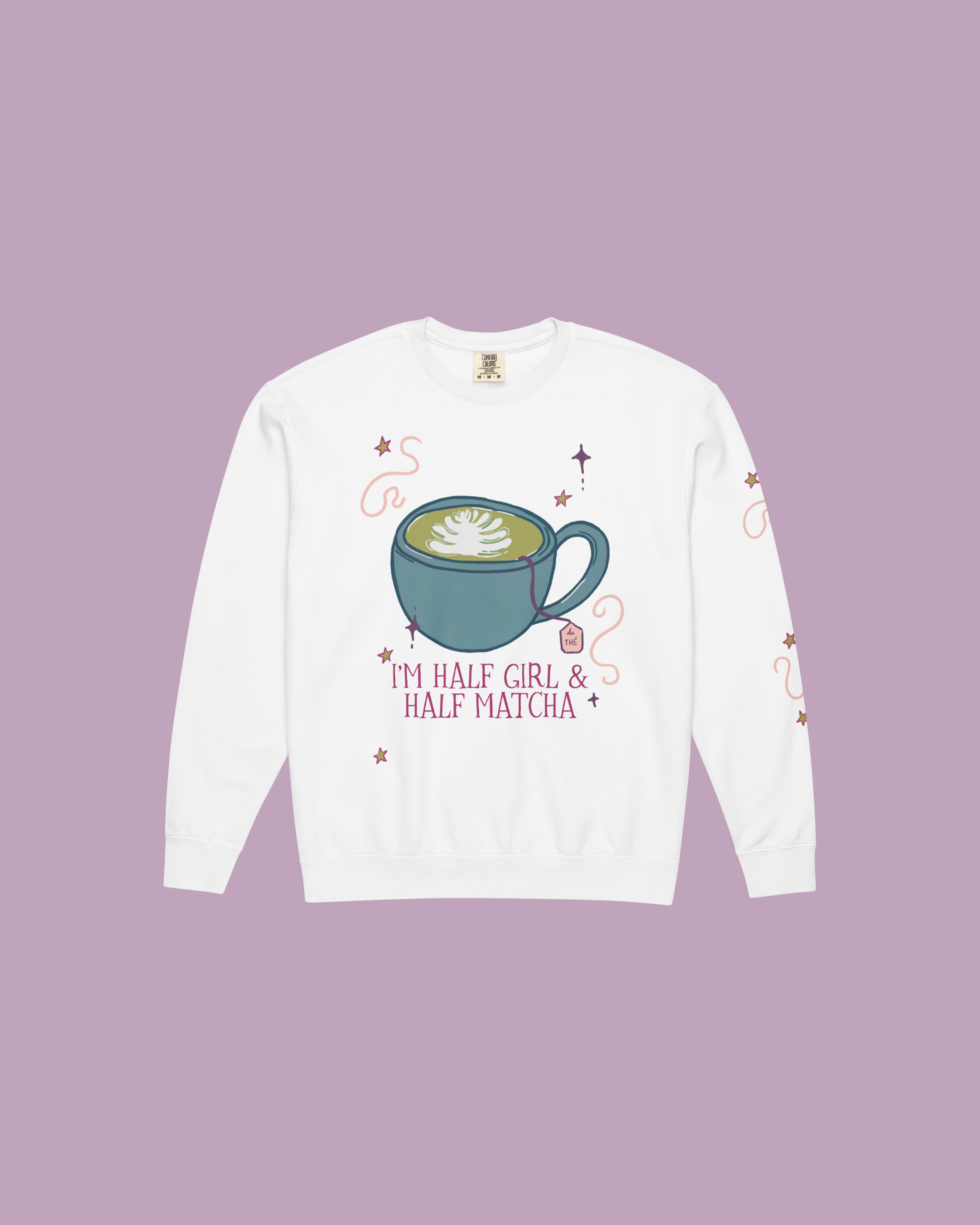 I Am Half Girl and Half Tea Crewneck