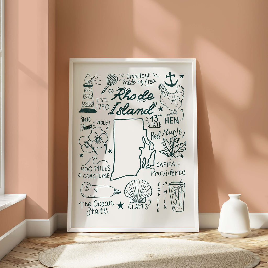 Rhode Island Art Print