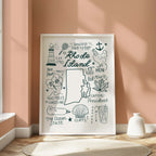 Rhode Island Art Print
