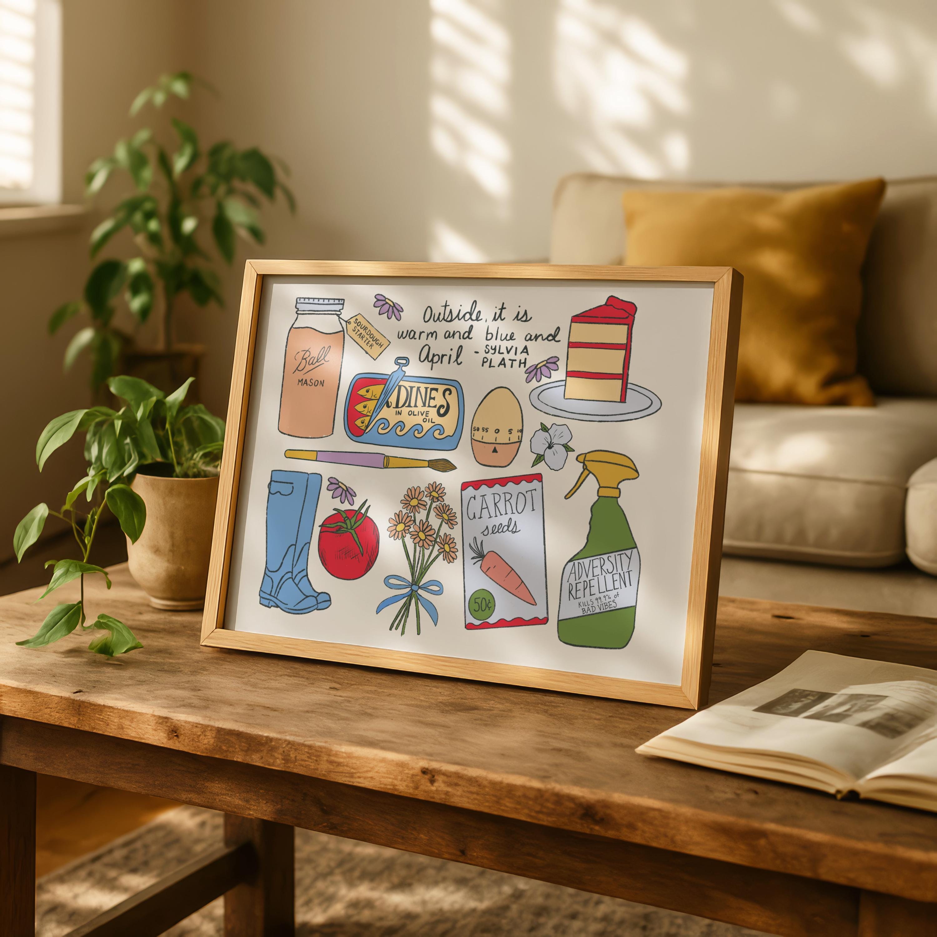 Whimsical April Art Print