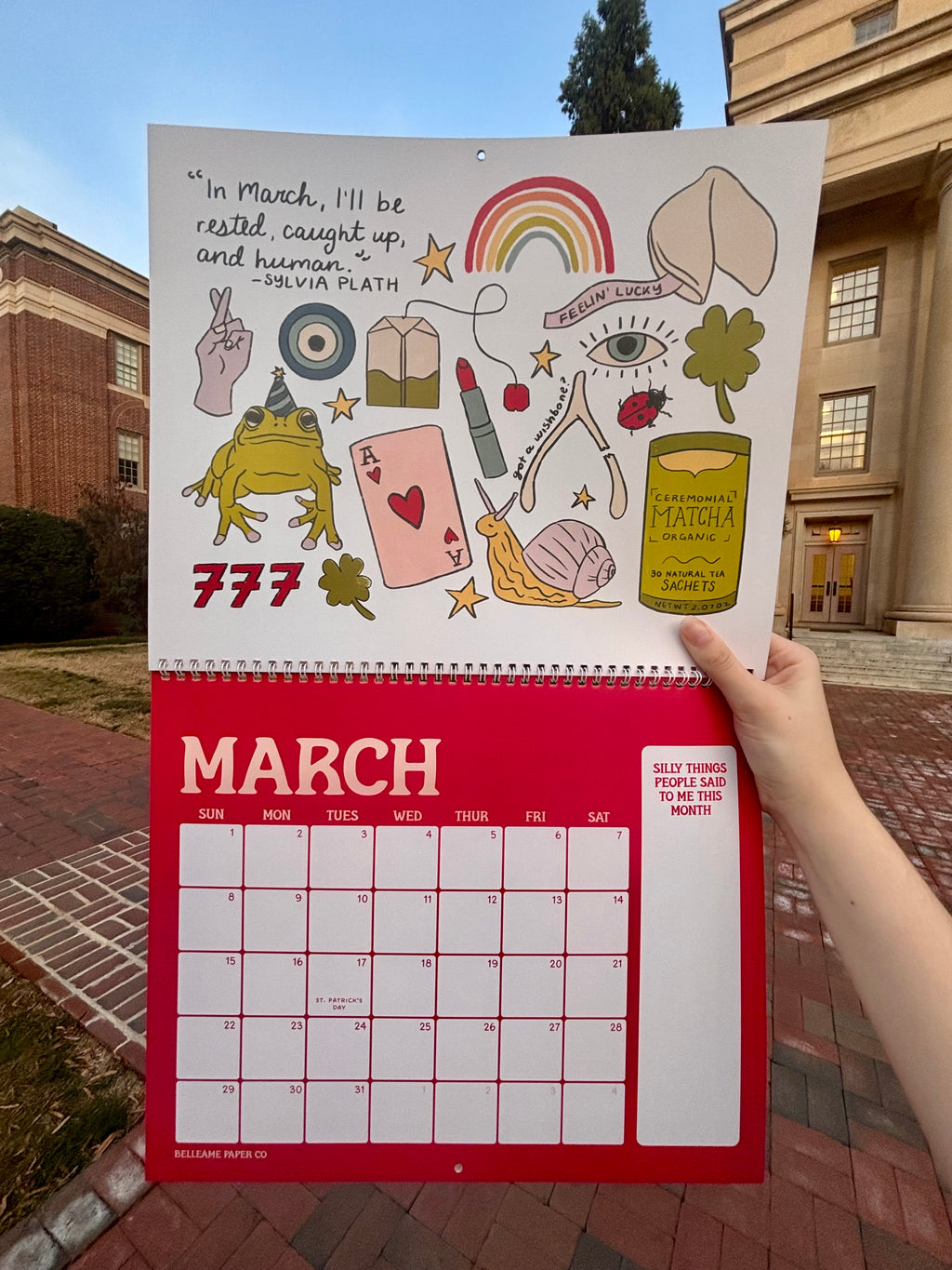 2026/27 Whimsical Doodle Artistic Wall Calendar