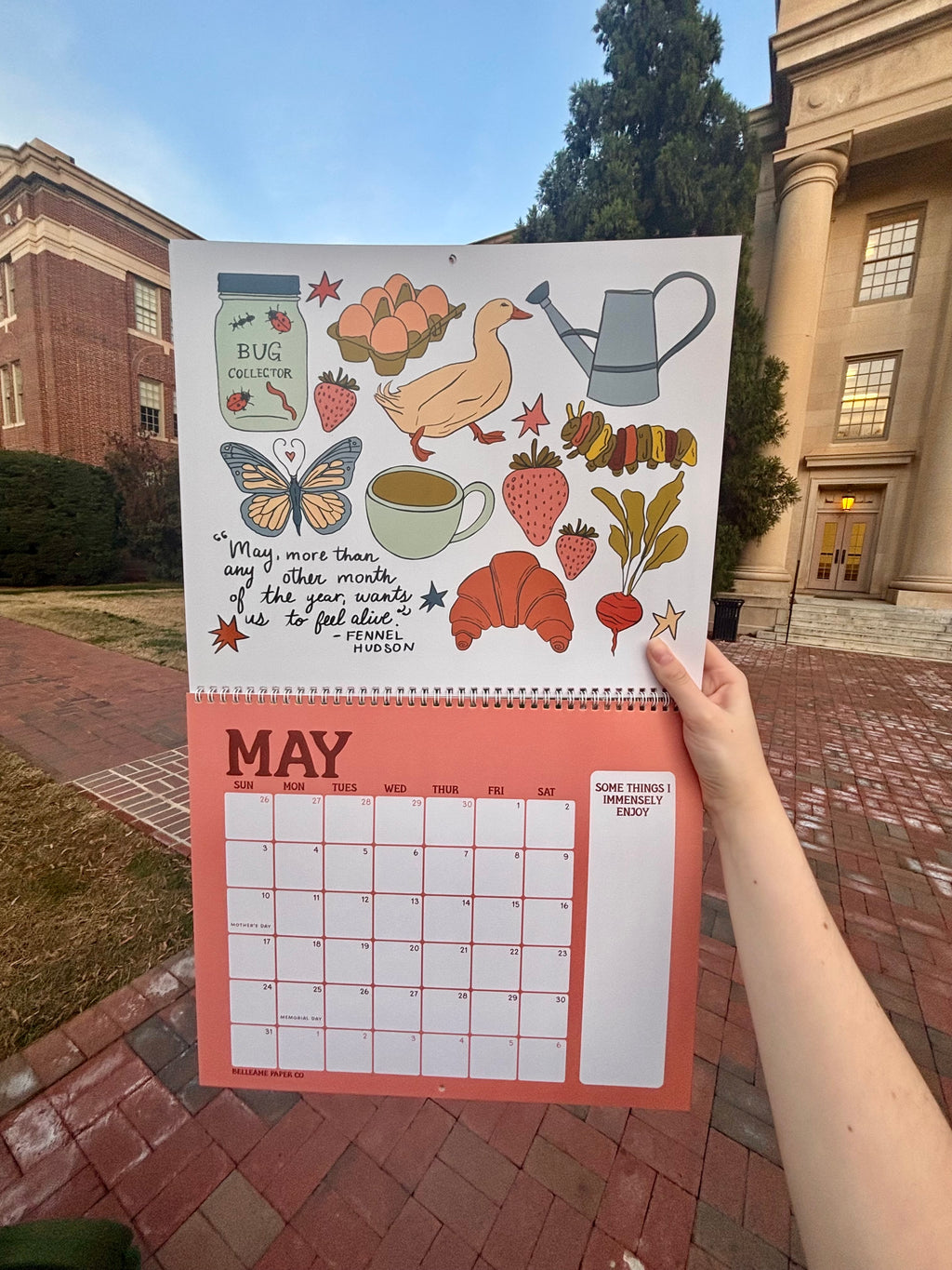 2026/27 Whimsical Doodle Artistic Wall Calendar