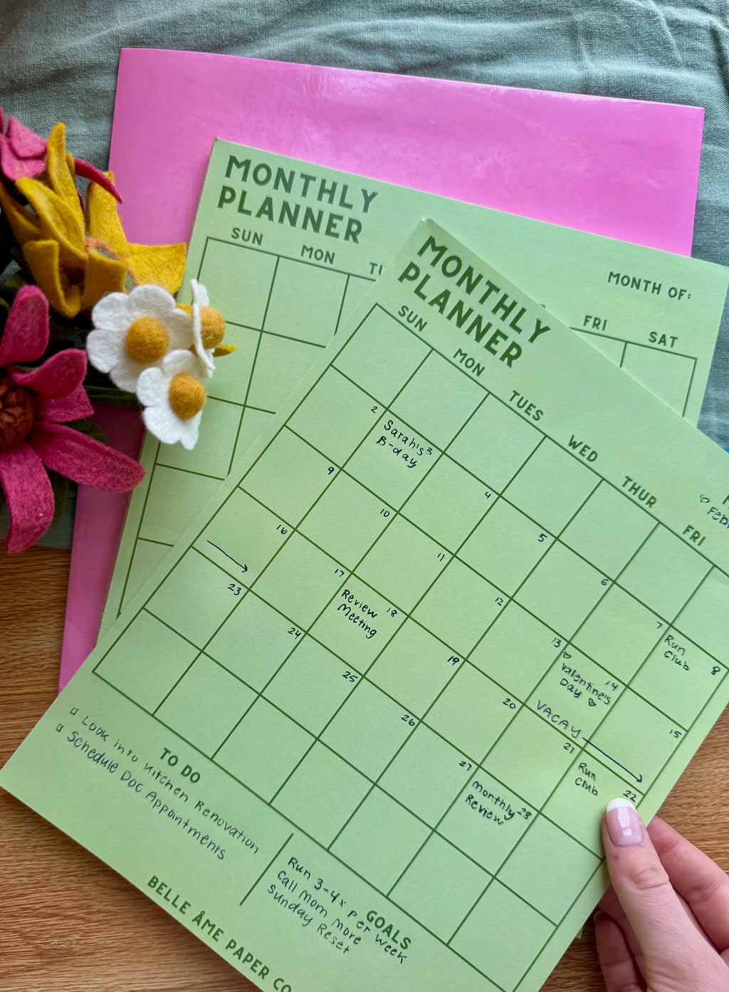 Monthly Planning Pad
