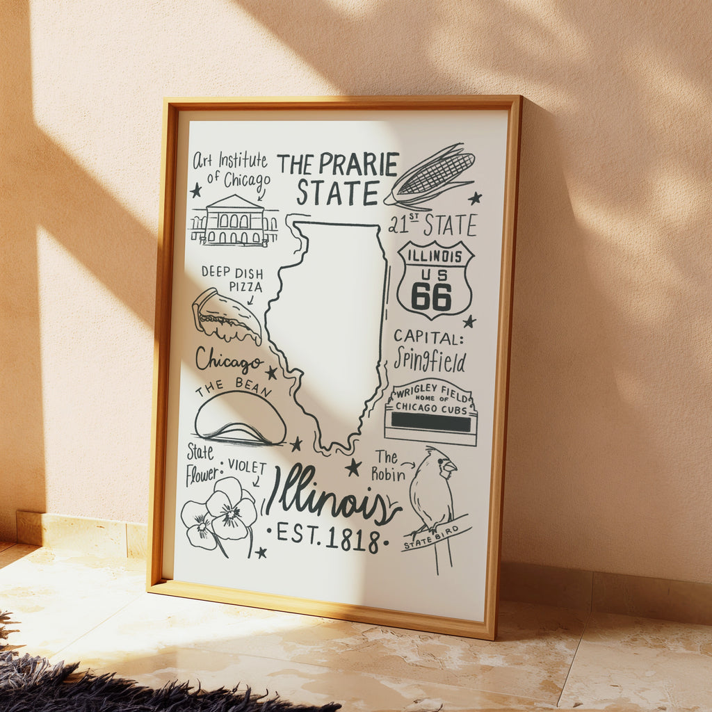 Illinois State Print
