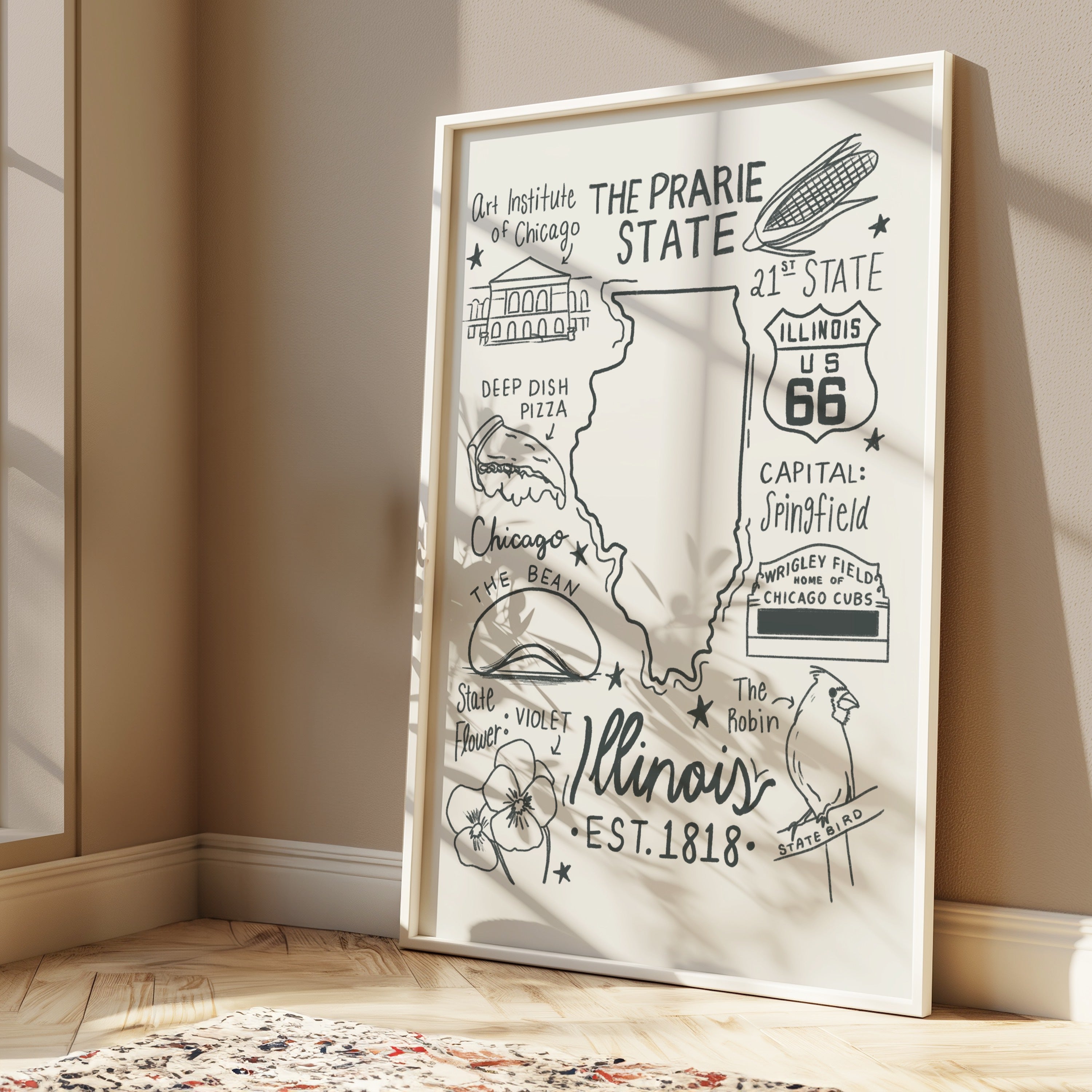 Illinois State Print