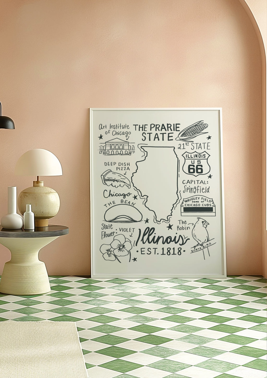 Illinois State Print
