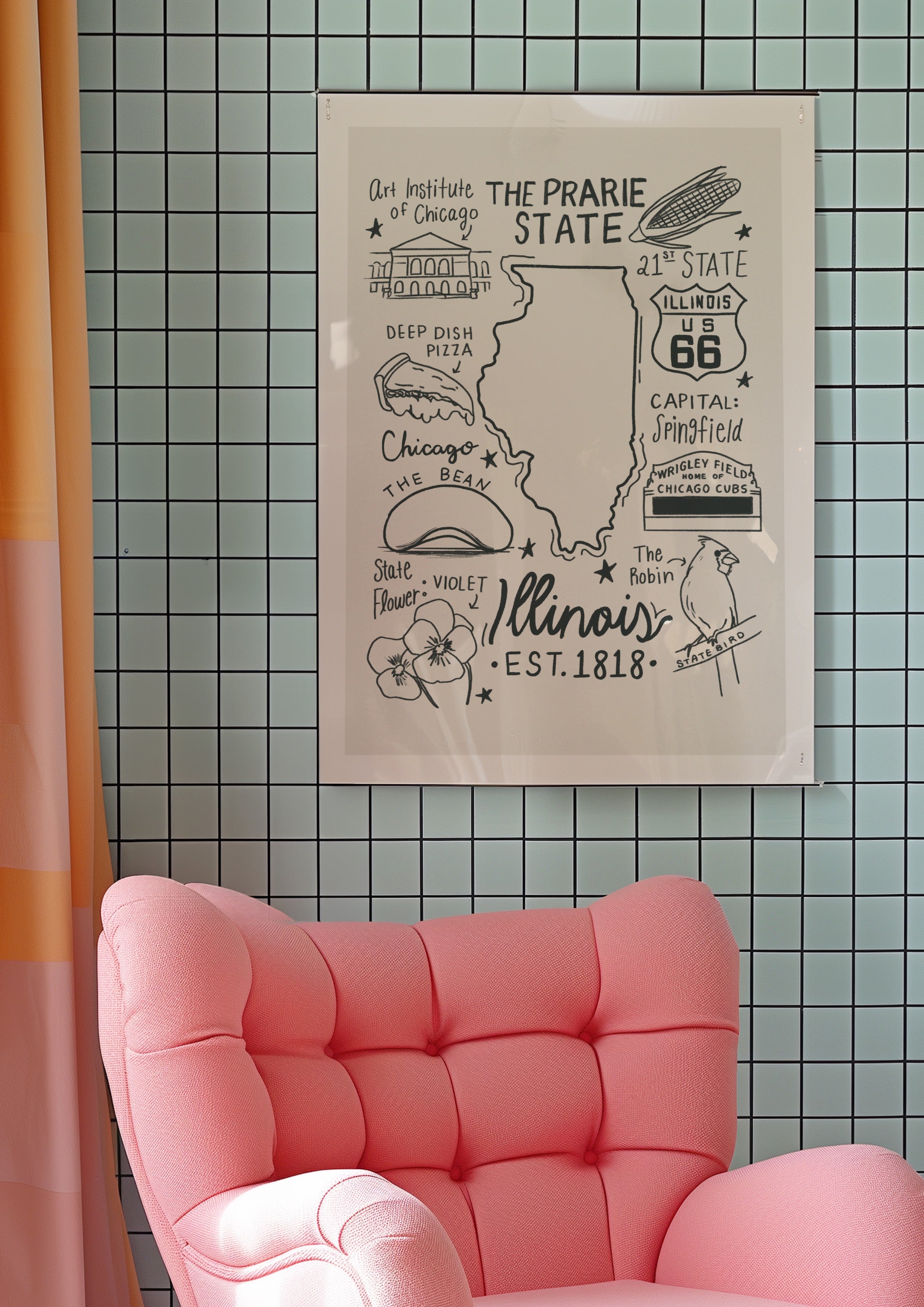 Illinois State Print