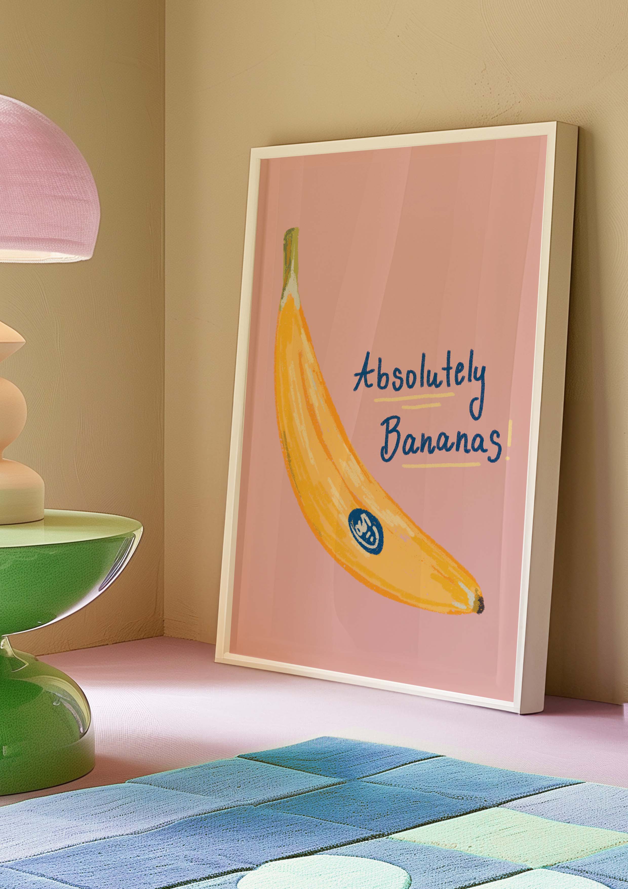 Absolutely Bananas Art Print