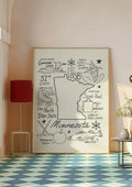 Minnesota State Art Print