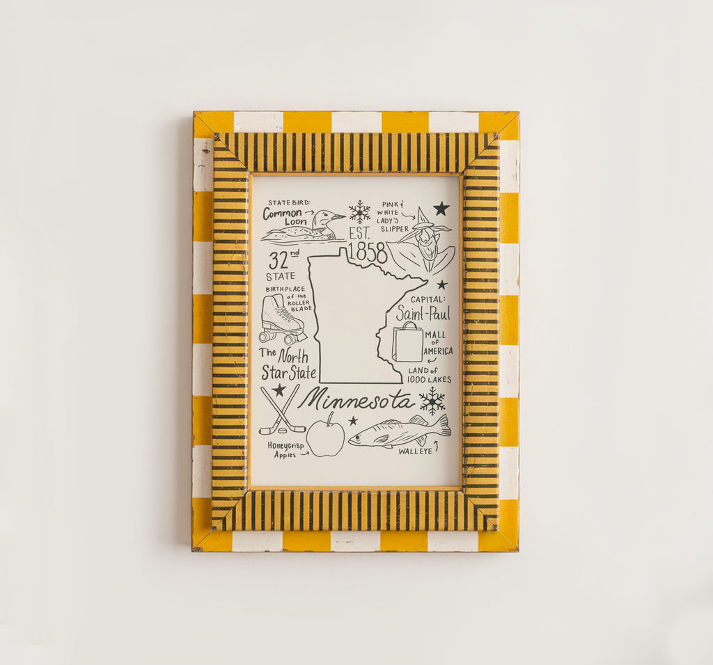 Minnesota State Art Print