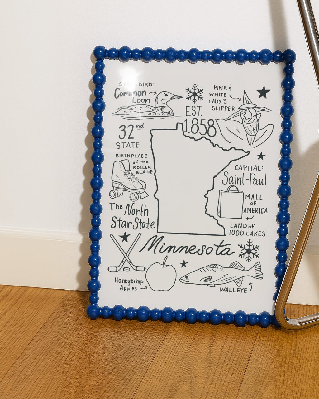 Minnesota State Art Print