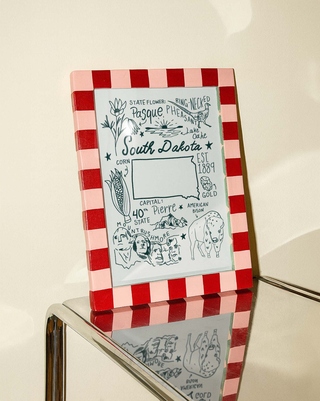 South Dakota Art Print