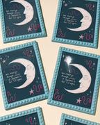 Celestial Moon Phases Art Print