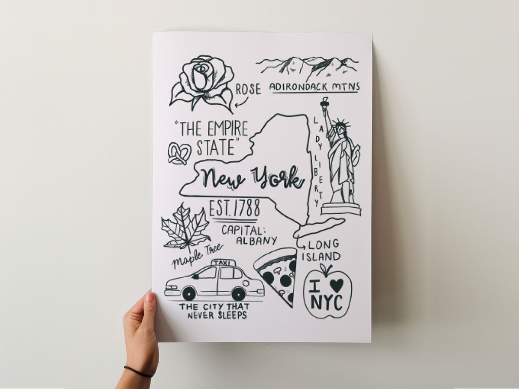 New York State Print