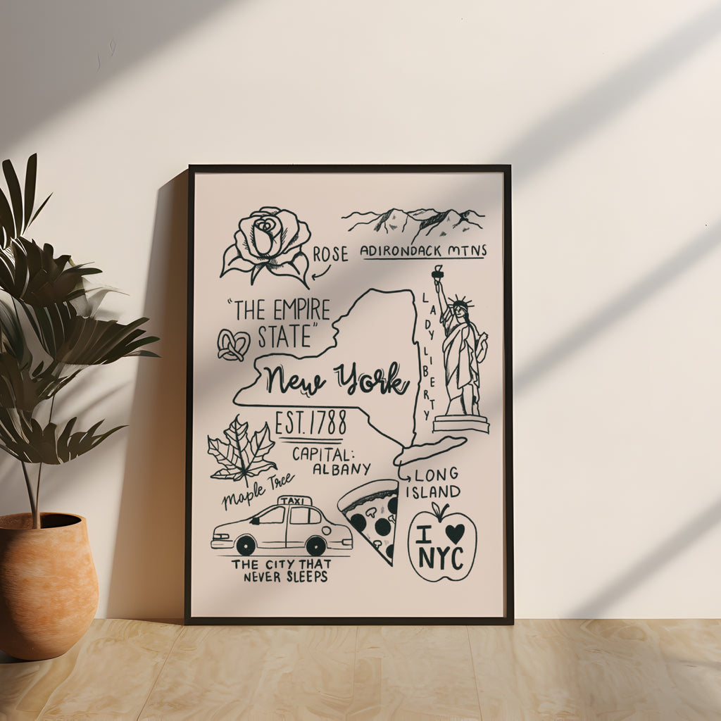 New York State Print