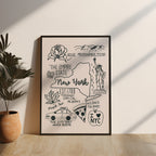 New York State Print