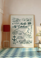 North Carolina State Print