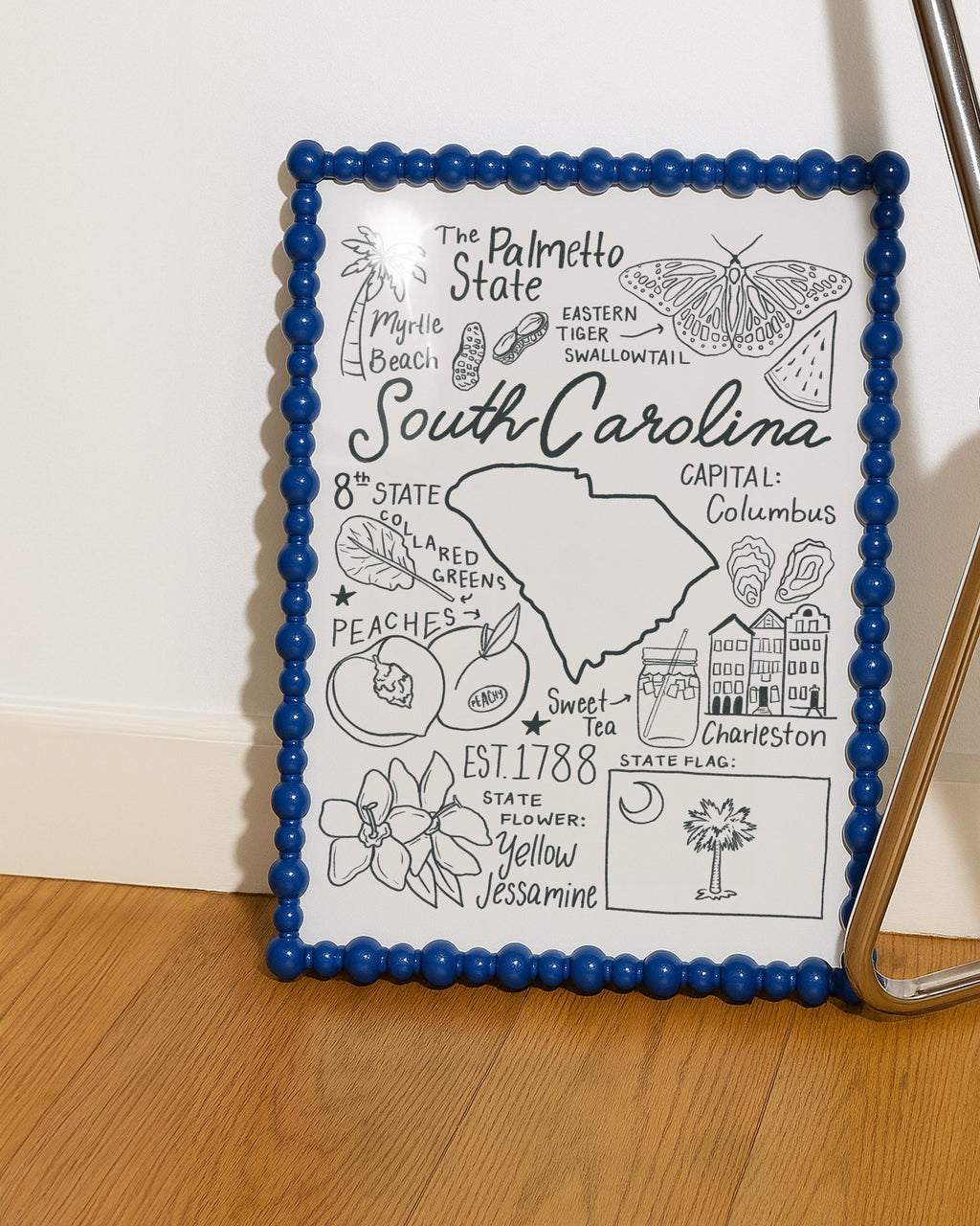 South Carolina State Art Print