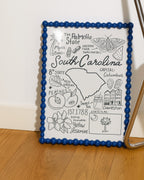 South Carolina State Art Print