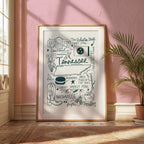 Tennessee State Print