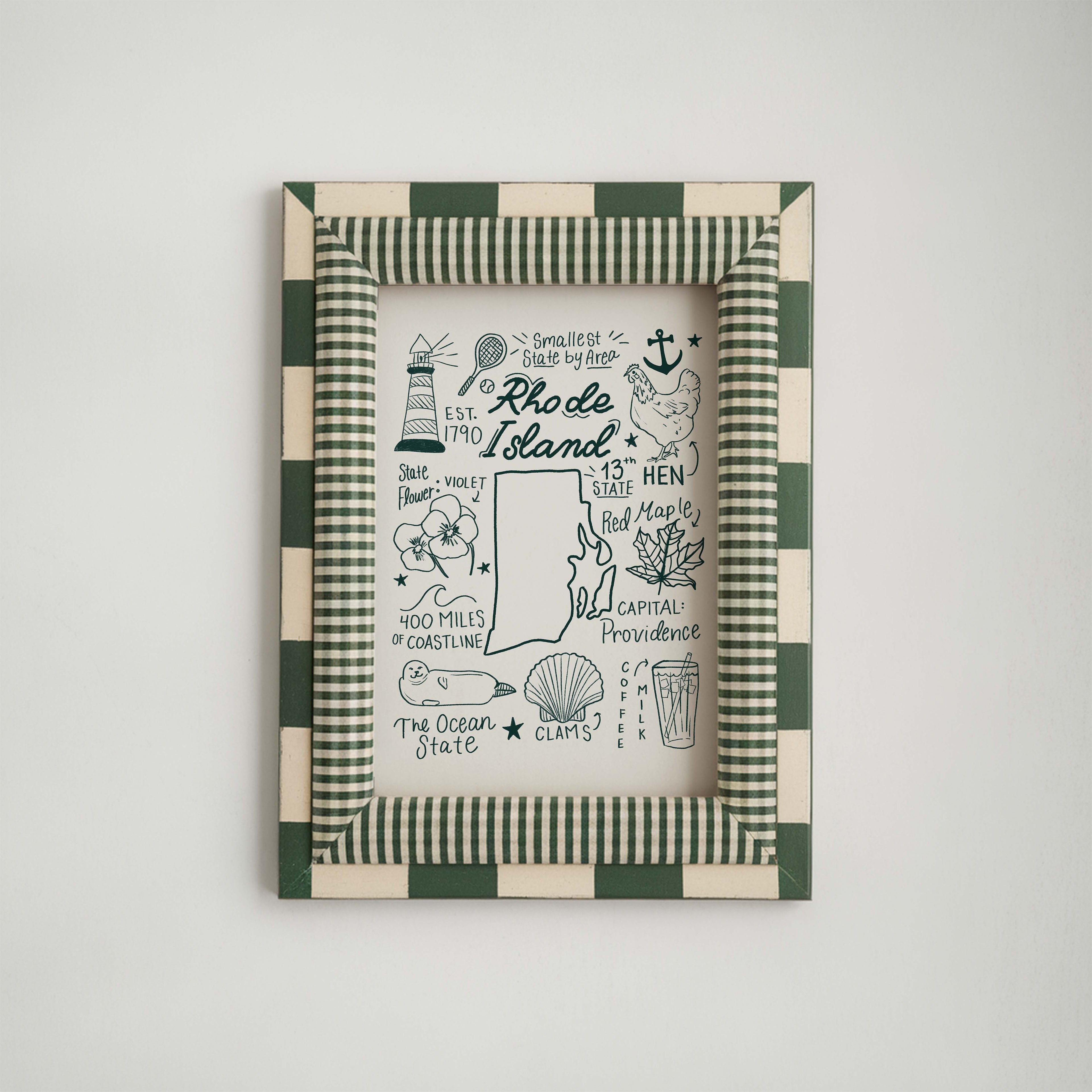 Rhode Island Art Print